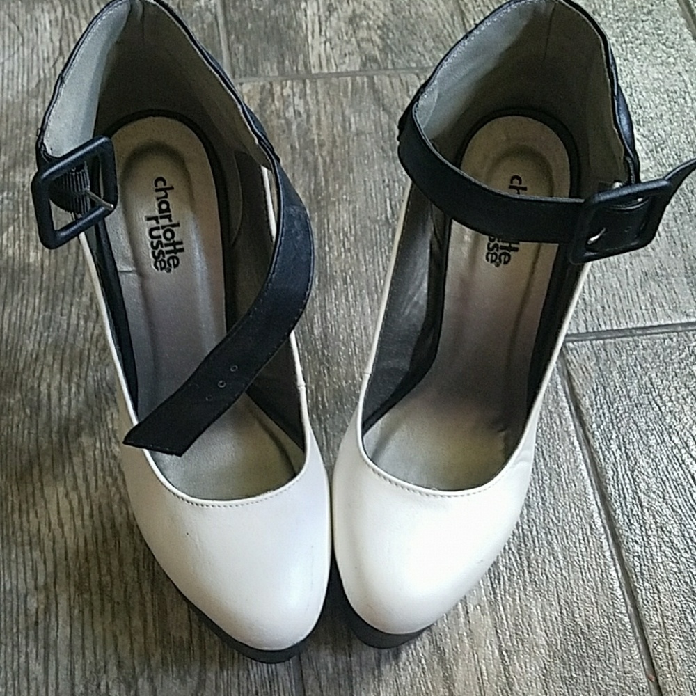 I call these tuxedo heels